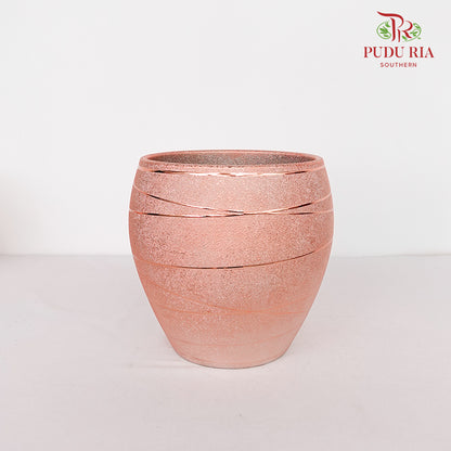 YU-605 Rose Gold Pot