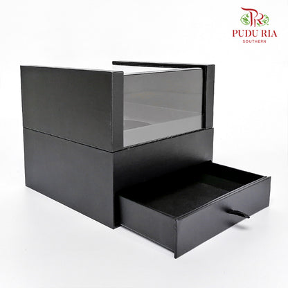 Premiun Acrylic Box With Drawer - FBB044