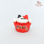 4.5" Solar Lucky Cat Red - FBA083#1
