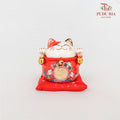 4.5" Solar Lucky Cat Red - FBA083#1