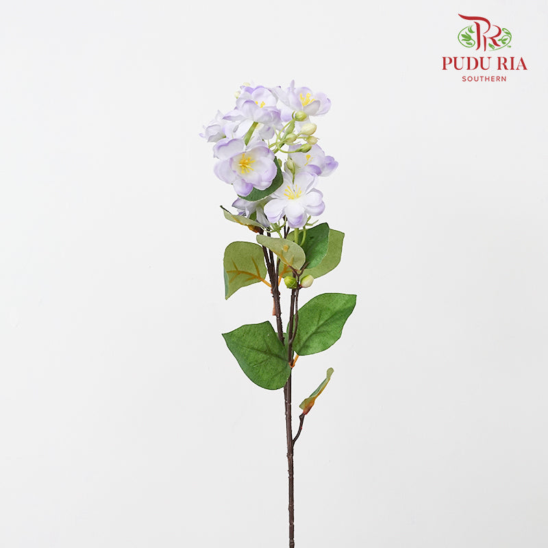 CNY Artificial Jasmine Spray 61cm - Purple (5 Stems)