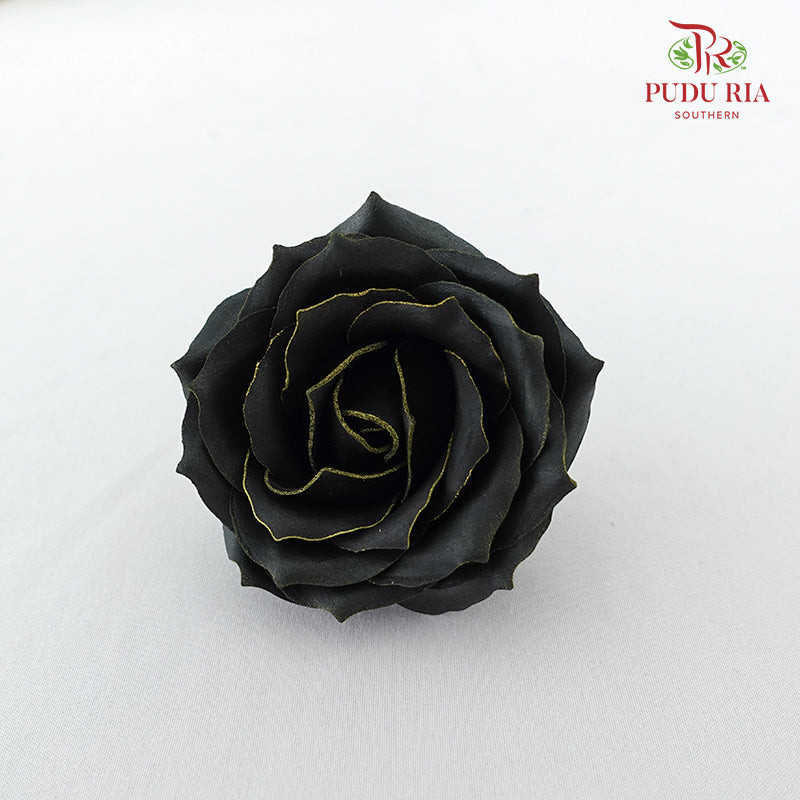18 Bloom Soap Flowers Gold Liner Black - FBA081#2 - Pudu Ria Florist Southern