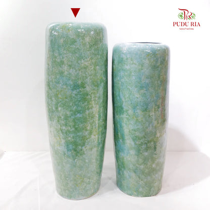 Bicolour Green & Turquoise Vase