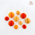 Mini Honeycomb Paper Lantern 8cm&6cm - 10 Pieces