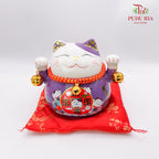 4.5‘ Fortune Cat Dark Purple 财源滚滚- FBA034#8 - Pudu Ria Florist Southern