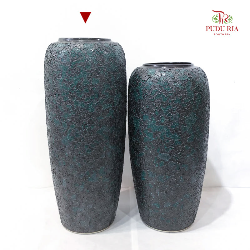 ZZY-C002&3-42 Vintage Stone Texture Vase