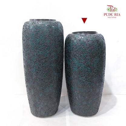 ZZY-C002&3-42 Vintage Stone Texture Vase