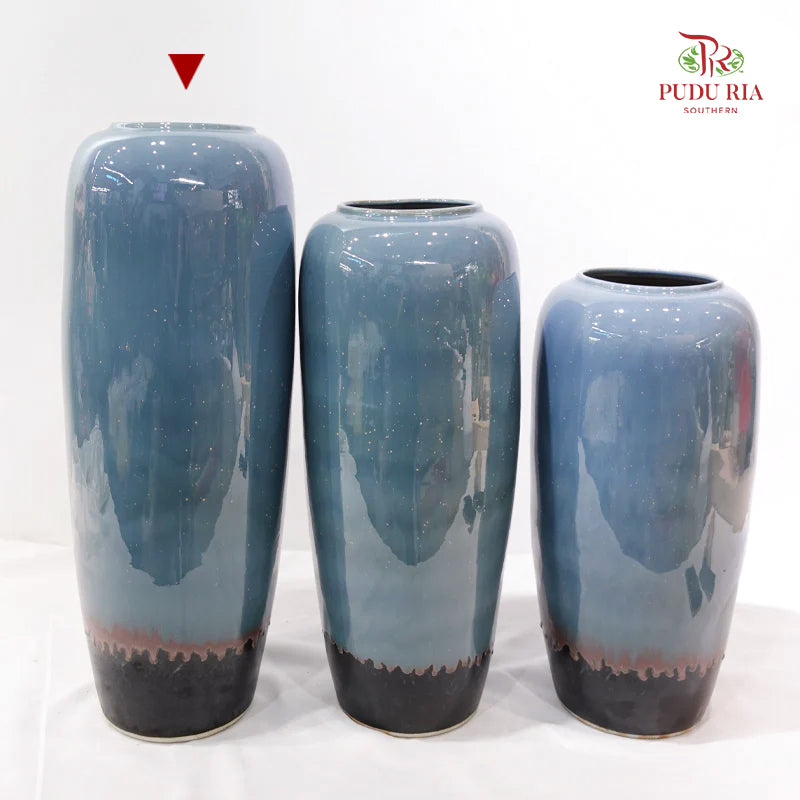 Blue With Brown Bottom
