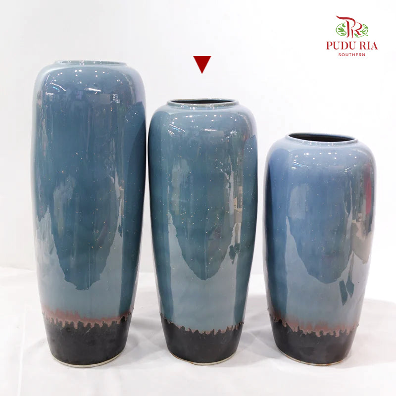 Blue With Brown Bottom