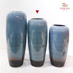 Blue With Brown Bottom
