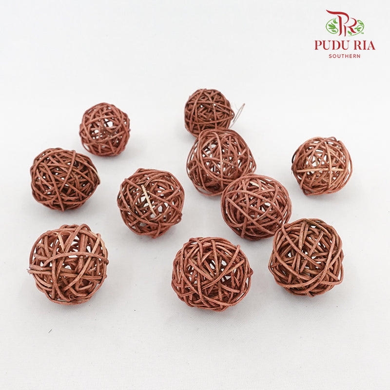CNY Rattan Ball (10 Units) - Pudu Ria Florist Southern