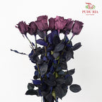 Rose Mondial Dyed Prune Amethyst (8-10 Stems) - Pudu Ria Florist Southern