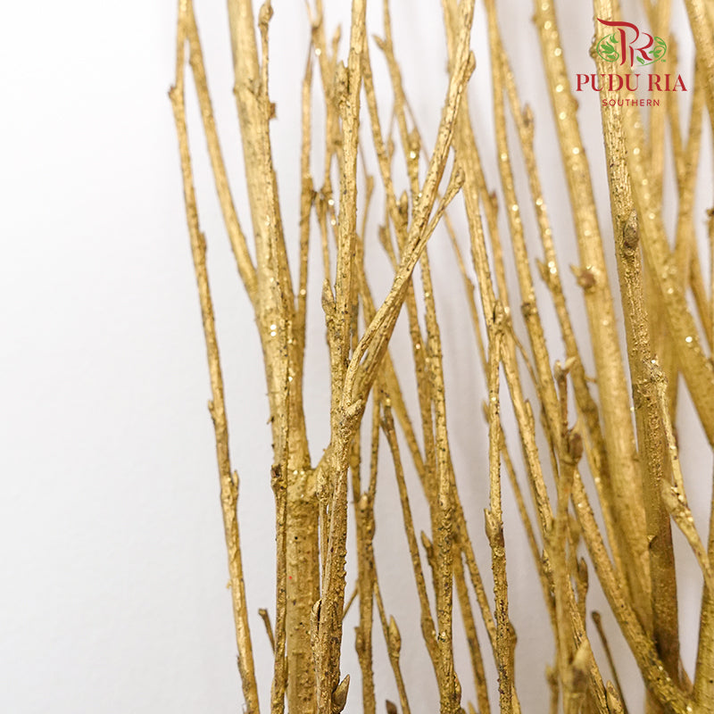 Birch Twist Gold - 120cm - Pudu Ria Florist Southern