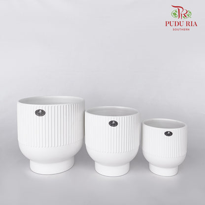 JW729000 White Pot