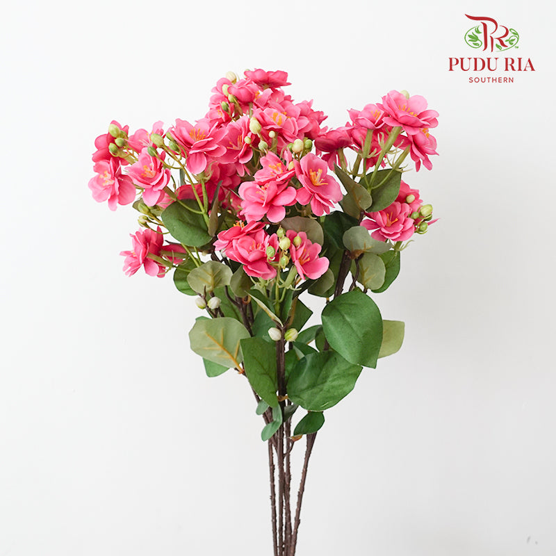 CNY Artificial Jasmine Spray 61cm - Pink (5 Stems)
