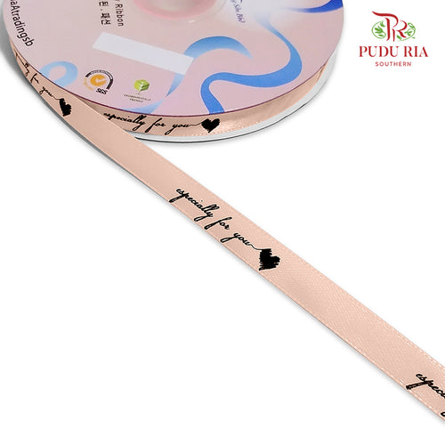 Satin Ribbon ‘especially for you’ - FRB089