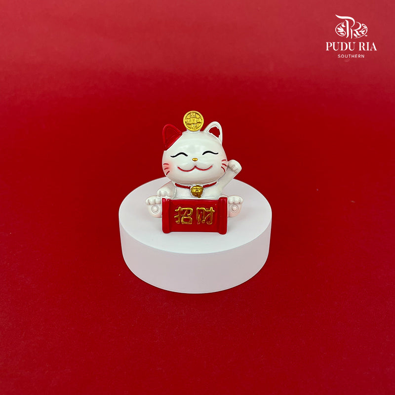 Lucky Cat Wishing Banner - Zhao Cai