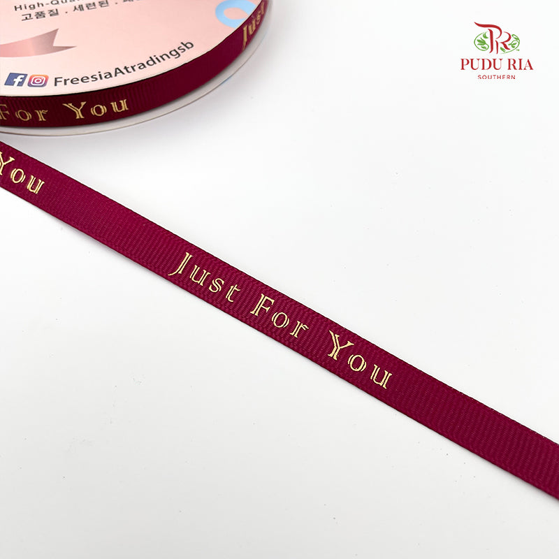 Grosgrain Ribbon Just For You - FRB126