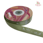 Soft Pastel Colour Premium Satin Ribbon "Just For You" - FRB134