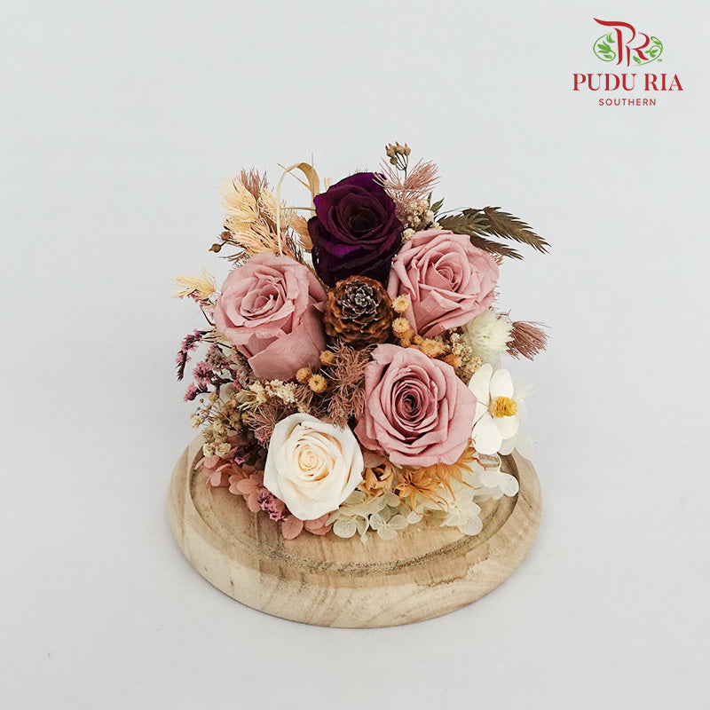 Preserved Rose Flower Arrangement