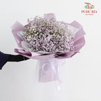 Baby Breath Purple Bouquet
