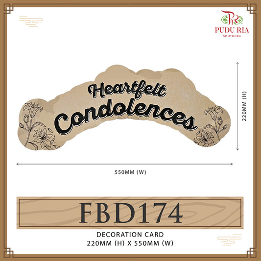 Decoration Card - FBD174