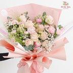 Pink Rose Bouquet (10 Stems)