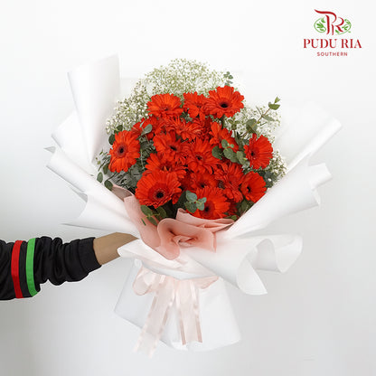 Gerbera Bouquet ( 20 Stems ) - Pudu Ria Florist Southern