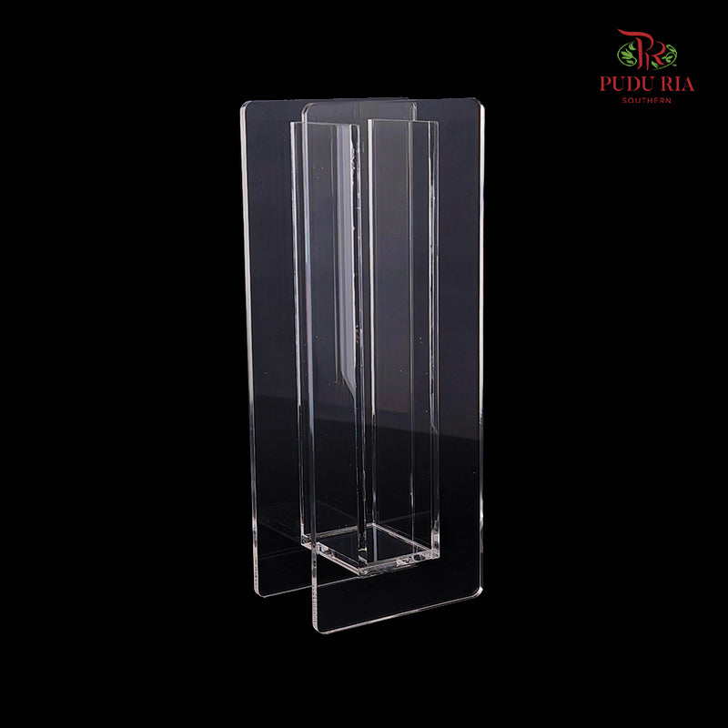 Wide Rectangular Acrylic Vase - FBA160#3