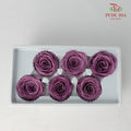 6 Bloom Preservative Rose - Purple - Pudu Ria Florist Southern