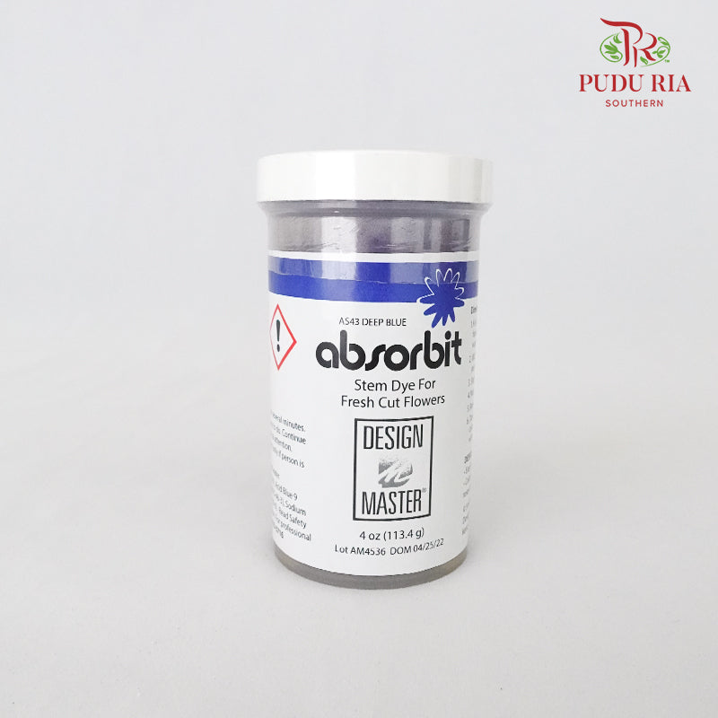 Absorbit Dyed Color AS43 Deep Blue - 71000043 - Pudu Ria Florist Southern