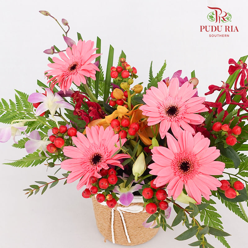 Flower Basket Arrangement #2