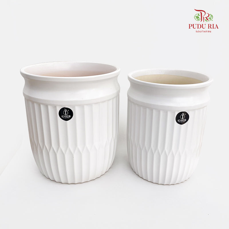 SB-C-02 White Pot