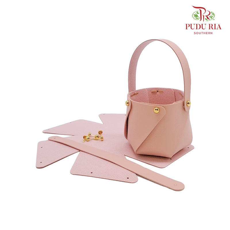 Mini Leather Flower Bag - FBA046