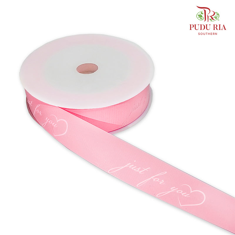 Printed OPP Ribbon ‘ just for you ‘ - FRB094