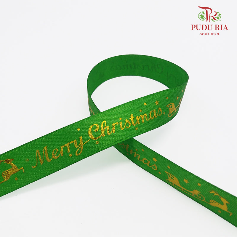 Satin Ribbon X'mas (15MM) - FRB060
