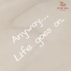Transparent Plastic With Wording - FPL078
