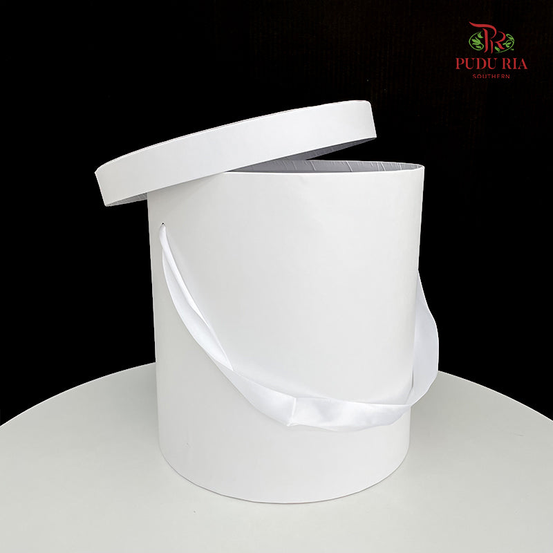 Buckets Flower Box - White