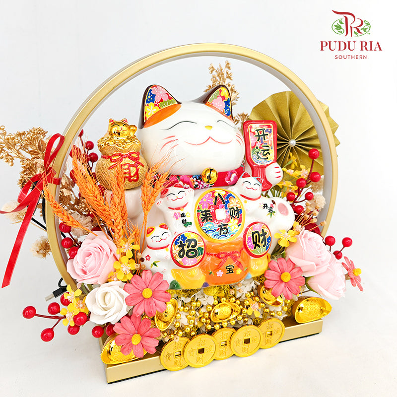 Grand Opening Lucky Cat Arrangement