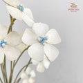 Dry Violet - White Center Blue
