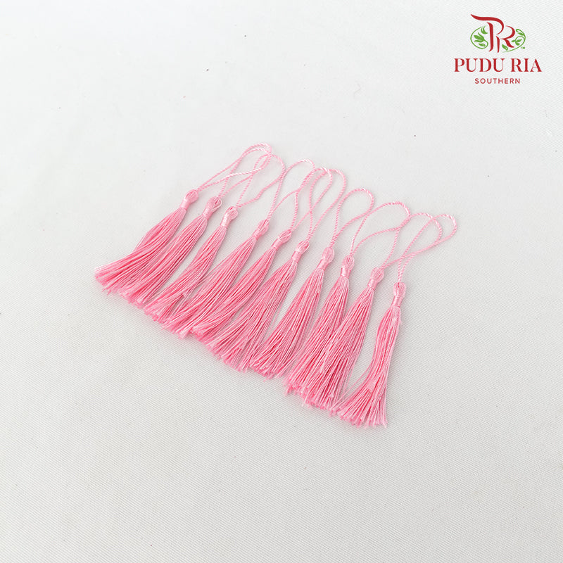10' U Mini Tassel Pink