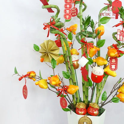 CNY Potted Plant Arrangement 2024#60