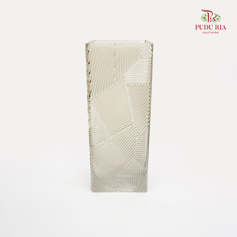 FH1025/24 Square Cylinder Electroplating Vase