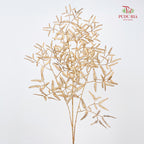 Gold Artificial Bamboo Leaves (Per Stem)