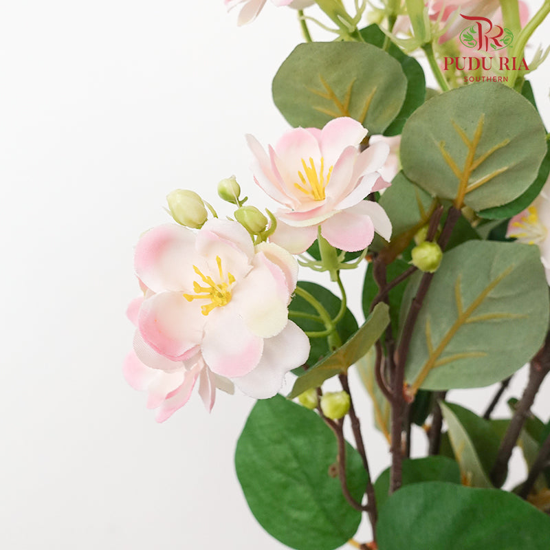 CNY Artificial Jasmine Spray 61cm - Light Pink (5 Stems)