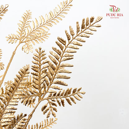 Gold Artificial Fern (Per Stem)
