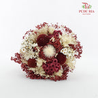Dry Bouquet - Maroon - Pudu Ria Florist Southern