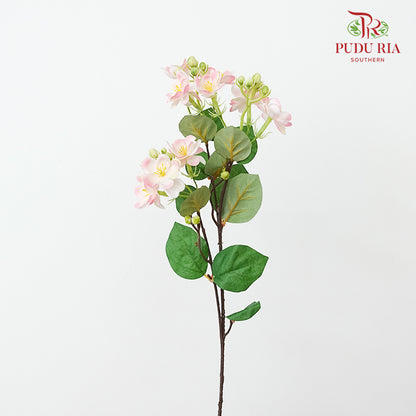 CNY Artificial Jasmine Spray 61cm - Light Pink (5 Stems)