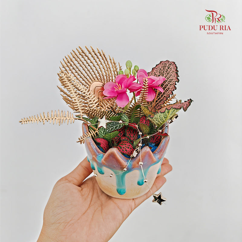 Hari Raya Arrangement - Fittonia