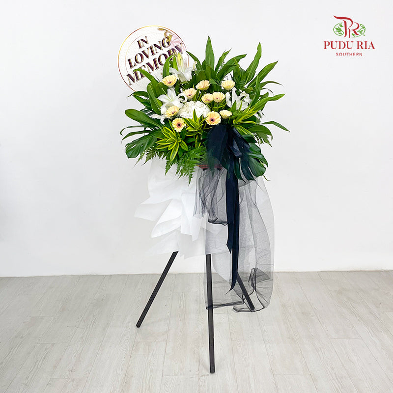 Condolence Flower Arrangement Stand #30